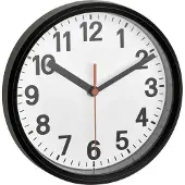 TFA-Dostmann TFA 60.3538.01 Horloge murale radio analogique noire