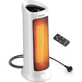 Monzana Chauffe Ventilateur Céramique - 2000W 4 niveaux - Blanc