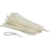 Perel COLLIERS DE SERRAGE EN NYLON - 4.6 x 120mm - BLANC (100pcs)