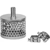 Bradas Panier pour tuyau d'aspiration 100 mm / 4" + 2x colliers gbs