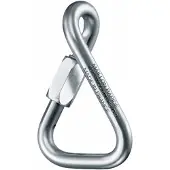 BEAL Maillon Delta Twist Snap Hook Argenté 9 mm