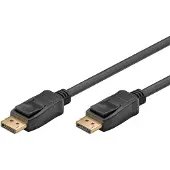 Goobay 74778 Certified DisplayPort-Câble 1.4, , 32,4 Gbit/s, 2 m, noir - 8K/60Hz DSC
