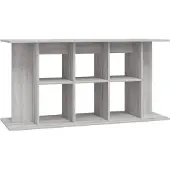 vidaXL Support pour aquarium Gris Sonoma 120x40x60 cm Bois composite