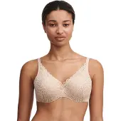 Chantelle Easy Feel Floral Touch Soutien-gorge à coques, Beige, (Une unité par pack, 80 E)