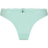 Hunkemoller String 'Marine' menthe