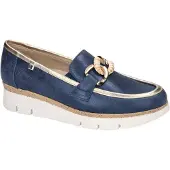 Dorking Mocassins INDIA femmes - Bleu - 40