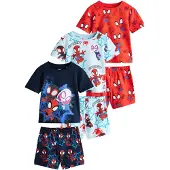 Next Pyjama 'Spidey and Friends' bleu marine / bleu clair / rouge