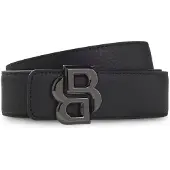 BOSS Ceinture 'B_Icon' marron / noir