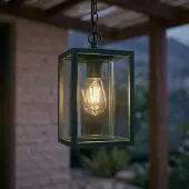 LUCANDE Luminaires d'extérieur , Ferda, dimmable, Vert, Terrasse, Aluminium, Moderne
