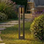 LINDBY Luminaires d'extérieur , Soriq, Noir, Terrasse, Aluminium, Moderne