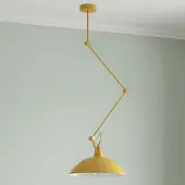 Aldex Suspension , Melos, dimmable, Jaune, Salon / séjour, Métal, Scandinave