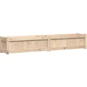 vidaXL Jardinière 180x31x31 cm bois de pin massif