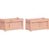 vidaXL Jardinières 2 pcs bois massif douglas