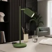 Sollux Lampe de Table , ALORA, Vert, Salon / séjour, Aluminium