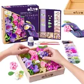 Okto Wood&Craft Kit créatif DIY "Inspiration" Faire soi-même des pétales de rose