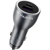 Varta 57933101111 Kfz-Ladeadapter schwarz, 45 Watt / VA