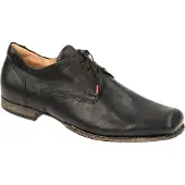 Think Chaussure à lacets 'Schnürschuh Herren 3-000005-0010 Glattleder in schwarz' chocolat