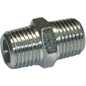 MECAFER Raccord 1/4" - Mâle / Mâle