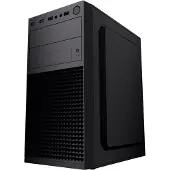Gembird Boîtier PC mini-tour Fornax K300. Micro-ATX. 2 ports USB 3.0 + 2 ports USB 2.0. Noir.
