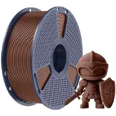 SUNLU Filament PLA+, 1,75 mm, 1 kg - Couleur : chocolat