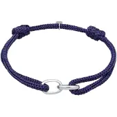 KUZZOI Bracelet bleu foncé / argent