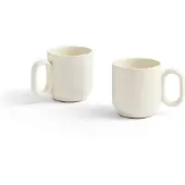 HAY Barro Tasse - Lot de 2 Off-white