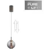 Pure Suspension LED Pure Infinity avec verre ambré - Ø 18cm
