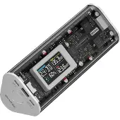 Sharge 170 (24000 mAh, 170 W, 86.40 Wh), Chargeur de secours, Blanc, Transparent