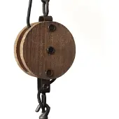 Brilliant Lampe Matrix suspension 47cm noir antique | 1x G95, E27, 60W, convient aux ampoules normales (non incluses) | la chaîne peut être raccourcie