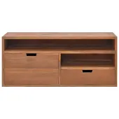 vidaXL Armoire TV 90x30x40 cm en teck massif