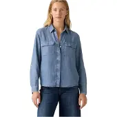 Levi's Elaine Utility Long Sleeve Shirt Bleu XS Femme