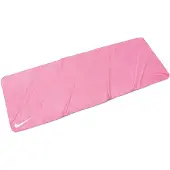 Nike Serviette de yoga , serviette de sport, tapis de fitness, serviette d'entraînement, antidérapante, motif pivoine/rose, taille unique