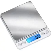 Alpina Digitale Waage & 2 ablage, Balance, Argent