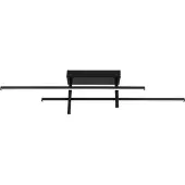Eglo , plafonnier LED Trepiliano, lampe de plafond pour salon, éclairage de couloir, lampe de plafond pour chambre à coucher, en métal, de couleur noire, lumière blanc chaud
