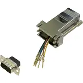 Bkl Electronic 10121111 Adaptateur D-SUB mâle 9 pôles. - RJ45 femelle 1 pc Single