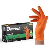 Bradas Diamond Nitrilhandschuhe Orange 10-11 (10, 11, XXL)