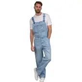 Lee 112376913 Relaxed Fit Sleeveless Overall Bleu S Homme