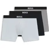 BOSS ONE lot de trois boxers longs en coton stretch