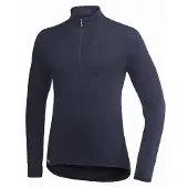 Woolpower Sous vêtement Woolpower Zip Turtleneck 200 Dark Navy-XS