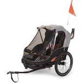 Bobike Anhaenger Trailer Stroller Grey/Blue gris,bleu