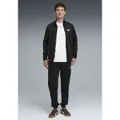 Puma Survêtement 'ESS' noir / blanc