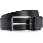 BOSS Ceinture 'Erman' noir / argent
