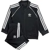 Adidas Originals Survêtement 'Adicolor' noir / blanc