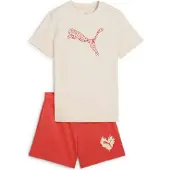 Puma Set 'Flaming Love' écru / rouge sang