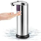 Platinet Distributeur de savon sensoriel, acier inoxydable, 250 ml