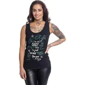 Alice im Wunderland Top Disney de - Le Chat Du Cheshire - I'm Not Crazy - XS - XXL - pour Femme - noir - Taille M