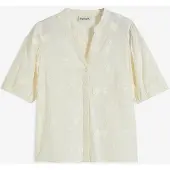 Bonprix Chemisier manches courtes, 100% coton