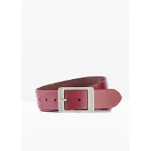 Bonprix Ceinture en cuir à boucle carrée