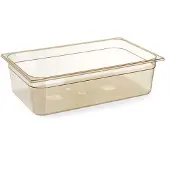Hendi Récipient Gastronorm 1/1, résistant aux hautes températures, , GN 1/1, 13,3 L, transparent, 530 x 325 x (H) 100 mm