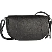 Tom Tailor Denim sac à rabat noir, Priya, Flap bag M no zip, black